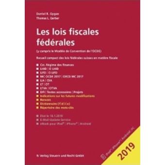 Les lois fiscales fédérales 2019