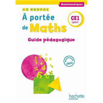 Le nouvel A portée de maths CE1 - Guide pédagogique