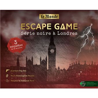 Escape game - serie noire a londres