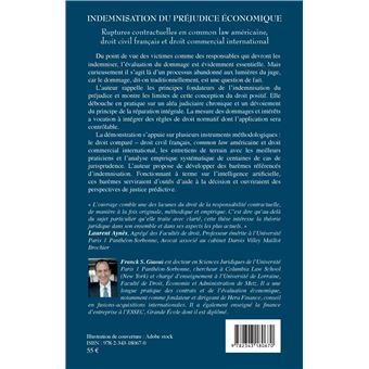 Indemnisation du préjudice économique