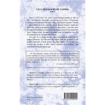 Les Chevaliers du saphir Tome 1