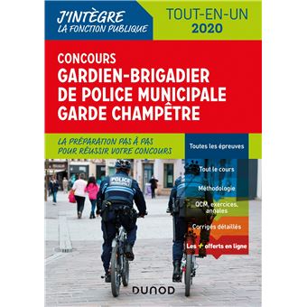 Concours Gardien-brigadier de police municipale - Garde champêtre - 2020