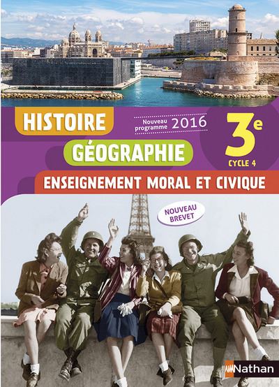 Histoire, géographie, enseignement moral et civique 3ème