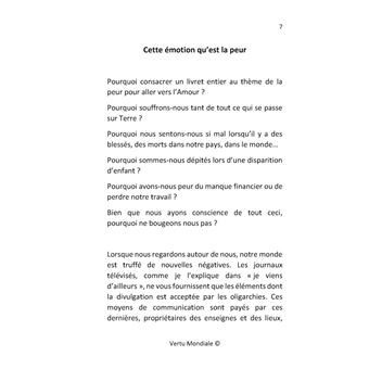 De la peur à l'Amour