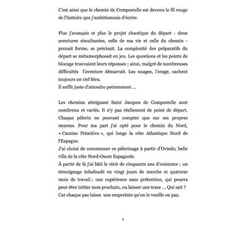 Autobiographie de l'auteur sur le chemin de Saint Jacques de Compostelle