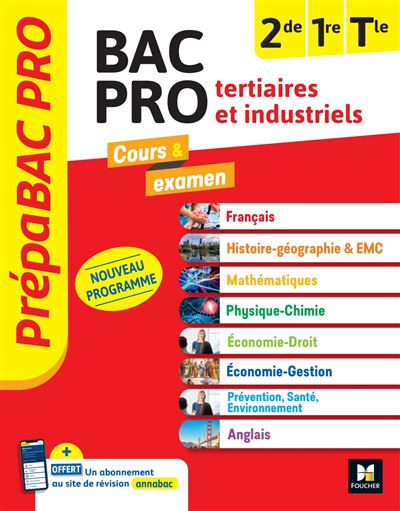 Bac pro tertiaires et industriels : matières générales