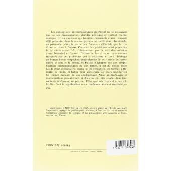 Pascal entre Eudoxe et Cantor