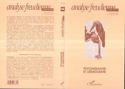 Psychanalyse et democratie