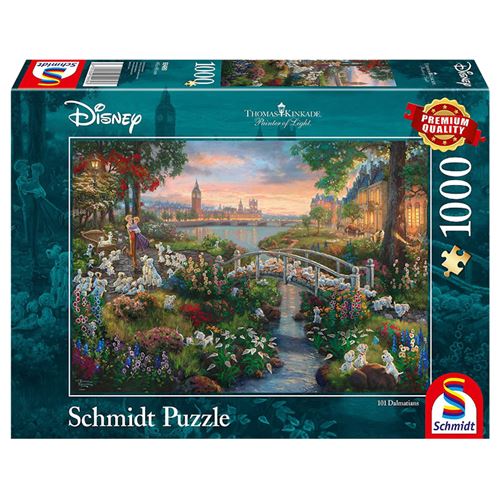 Schmidt Puzzle Thomas Kinkade: Disney 101 Dalmatians 1000 pcs