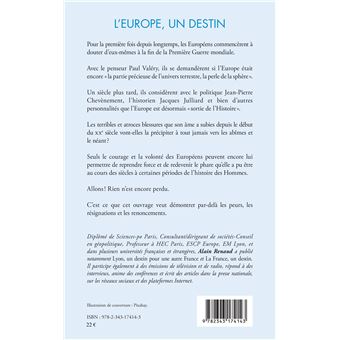 L'Europe, un destin
