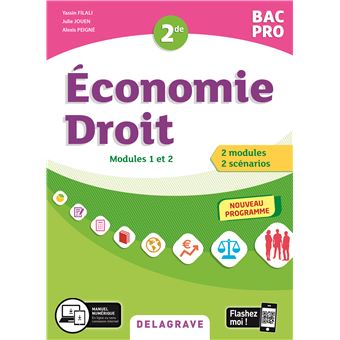 Économie-Droit 2de Bac Pro (2020) - Pochette élève