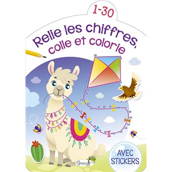 Relie les chiffres de 1 à 30