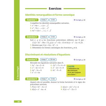 Mes années Bac Pour réussir le jour J Spécialité Maths 1re