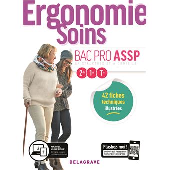 Ergonomie, Soins 2de, 1re, Tle Bac Pro ASSP (2019) - Pochette élève