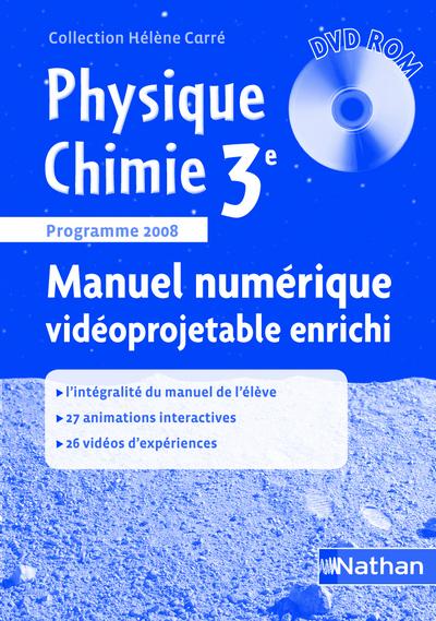 Physique Chimie 3ème Manuel Numérique Cd Rom Videoprojetable Tarif Non Adoptant Livre Cd