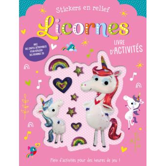 Stickers en relief - licornes