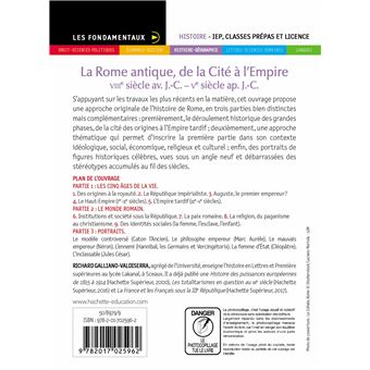Les Fondamentaux - Rome, de la Cité à l'Empire