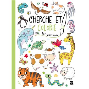 Cherche et colorie - Les animaux