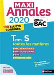 Maxi Annales Bac 2020 - Terminale S