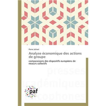 Analyse économique des actions de groupe - 1
