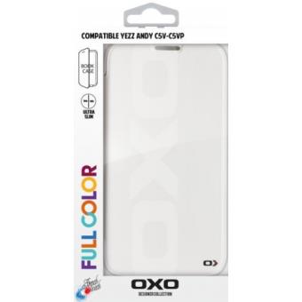 Etui Oxo Full Color pour Yezz Andy C5V/C5VP Blanc