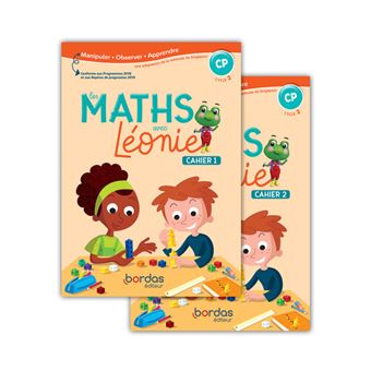 Les Maths avec Léonie CP 2019 Cahiers de l'élève 1 et 2 sous film