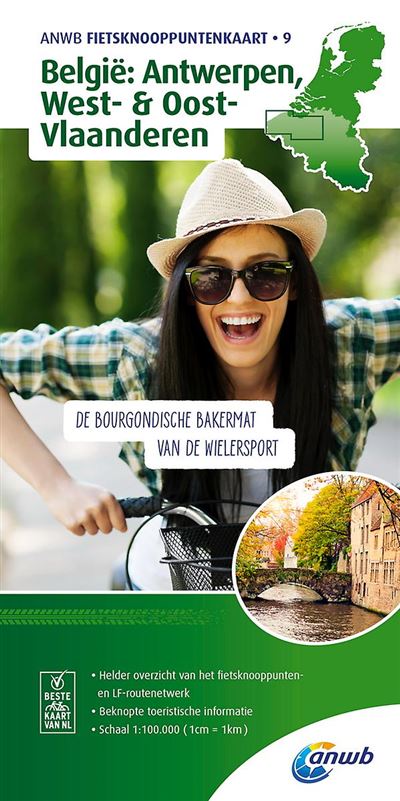 België - Antwerpen West Fietsknooppuntenkaart 9