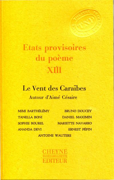 Le vent des caraibes autour d'aime cesaire