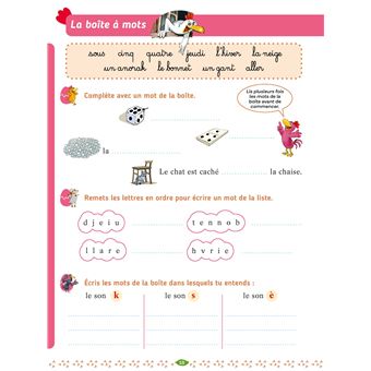 Cocorico je sais lire ! - Cahier d'orthographe avec les P'tites Poules