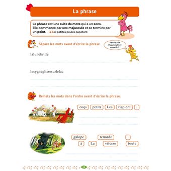 Cocorico je sais lire ! - Cahier d'orthographe avec les P'tites Poules