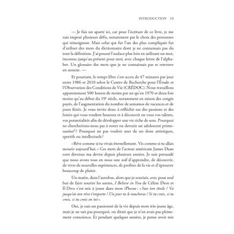 Vivre avec passion