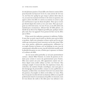 Vivre avec passion