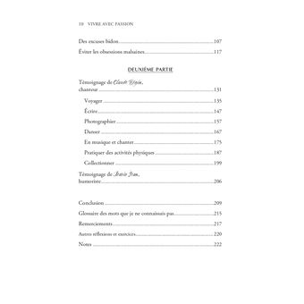 Vivre avec passion