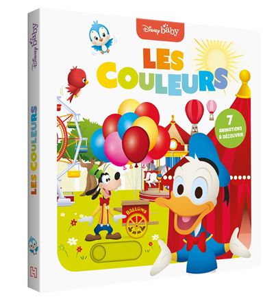 DISNEY BABY - Imagier à flaps - Les Couleurs