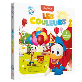 DISNEY BABY - Imagier à flaps - Les Couleurs