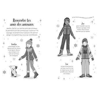 Un chien dans la neige - Mes histoires J'habille mes amies