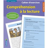 Comprehension A La Lecture Ce2 3e Primaire Bleu Bleu Broche Hilde Gerard Achat Livre Fnac