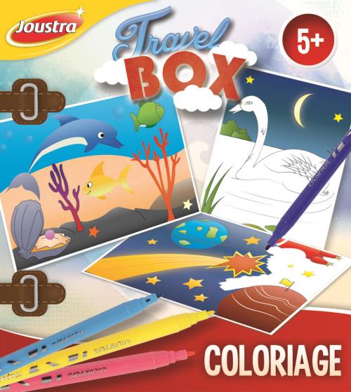 Kit créatif Travel box Coloriage Joustra