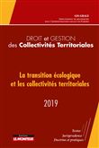 Droit et gestion des Collectivités Territoriales - 2019