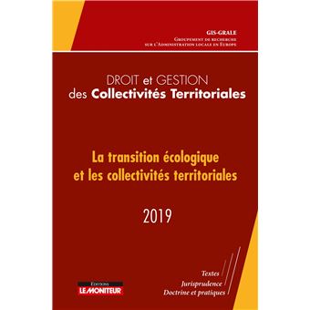 Droit et gestion des Collectivités Territoriales - 2019
