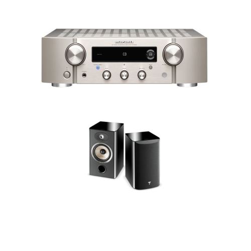 Amplificateur Hi-Fi Marantz PM7000N Argent + Enceinte bibliothèque Focal Aria 906 Black High Gloss Vendue par paire