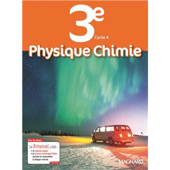 3e Physique Chimie Eleve Bimanuel Manuel De L Eleve Avec Version Numerique Edition 2017 Broche Dominique Noisette Achat Livre Fnac