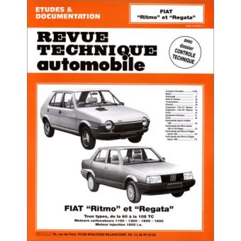 Revue technique automobile 392.6 Fiat Ritmo et Regata (78/90)