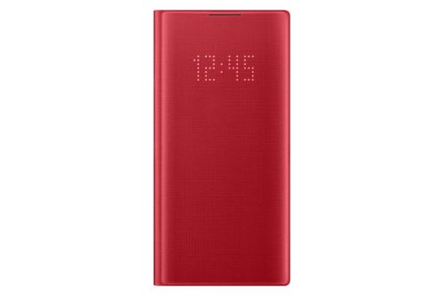 Samsung LED View Cover EF-NN970 - Étui à rabat pour téléphone portable - rouge - pour Galaxy Note10, Note10 (Unlocked)