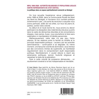MPAL 1988-2008 : autorités religieuses et populations locales contre représentants de l'état central
