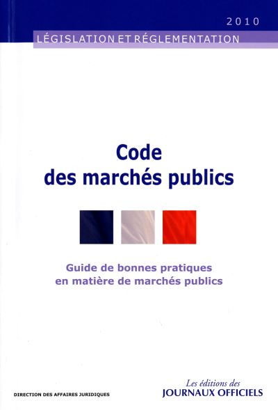 Code Des Marchés Publics Guide De Bonnes Pratiques En Matière De Marchés Pub Guide De Bonnes 