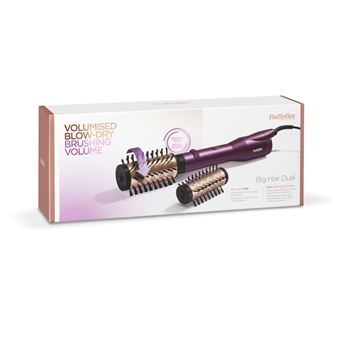 Brosse rotative Babyliss Big hair Dual AS950CHE 650 W Mauve et Cuivre