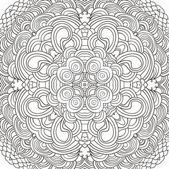 Mandalas Relaxant - Je médite, je dessine et je colorie