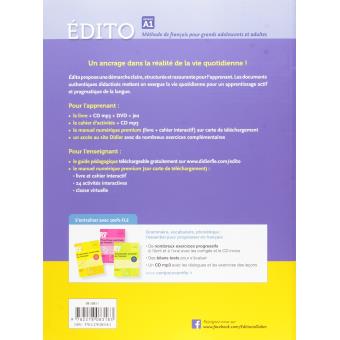 Édito B1 2 DVD-ROM: Livre de l'élève DVD-ROM Livre de l'élève édition