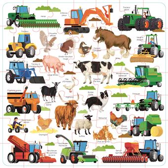 La ferme - Coffret livre et puzzle